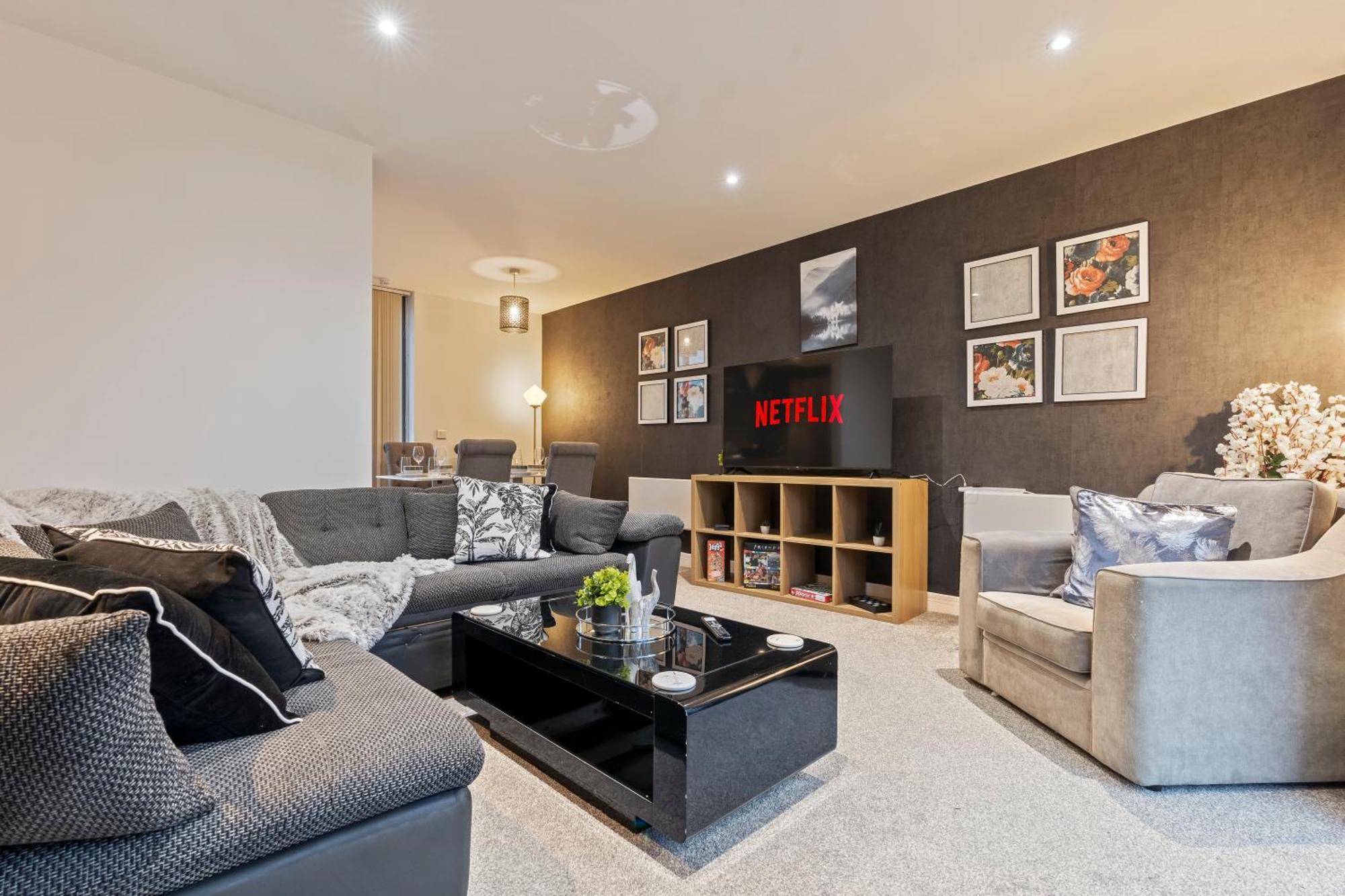 Cave Dunes 2 Bed 2 Bath Netflix & Freepark * Birmingham